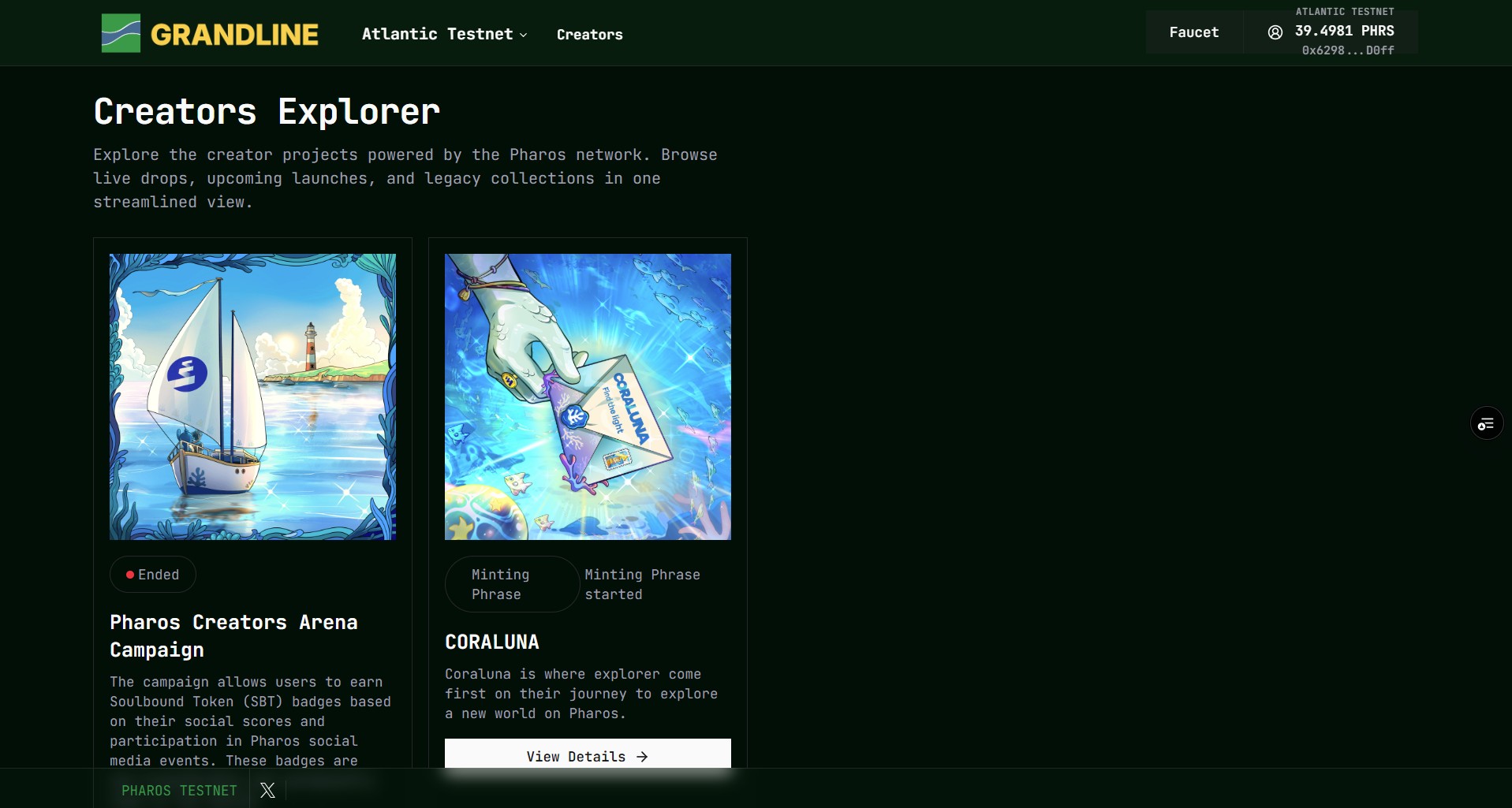 Grandline Platform Interface